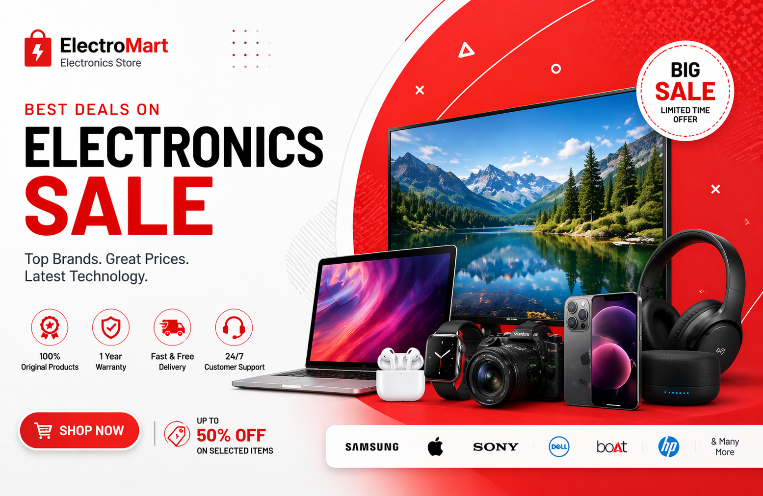 Electronics Sale Website